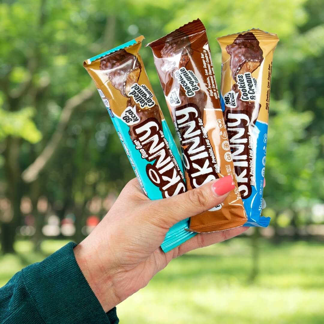 Skinny High Protein Low Sugar Bar Fitness Muscle Shop